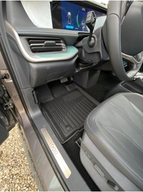 Resim Mayuk Dizayn SAHLER TOGG T10F SEDAN 2025+ 4.5D Premium Havuzlu Oto Paspas ve Myk 3D Premium Yumuşak Bagaj Havuzu 