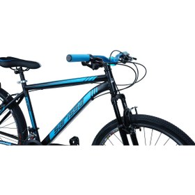 Resim SARİSSA BİSİKLET Sarissa Moon 26" Jant MTB Ön Amortisörlü Shimano 21 Vites V Fren Wake Gidon Dağ Bisikleti Siyah Mavi 