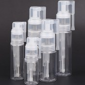 Resim Yeniden Doldurulabilir Simli Toz Püskürtme Şişesi 14-60ml Uzun Uçlu Sprey Şişe 