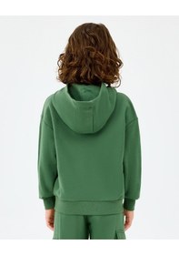 Resim Skechers B Lw Fleece Sweatshirt Büyük Erkek Çocuk Haki Sweatshirt Sk2520089-1629 Haki 