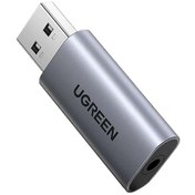 Resim Ugreen USB to 3.5mm TRRS Harici Ses Kartı Gri 