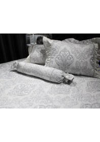 Resim Serenat Çift Kişilik Yatak Örtüsü Gri Gri 