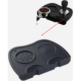 Resim Vodinox Cafe Bar Barista Ekipmanları Kahve Espresso Tamper Temper Tamping Mat Düz Taban Silikon 