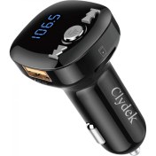 Resim Jingyi Bluetooth Fm Verici, V5.0 Bluetooth Araç Adaptörü, Kablosuz Kablosuz Kablosuz Kablosuz Adaptör, Eller Serbest Konuşma Fonksiyonu, Çift Usb Ve Qc3.0 Hızlı Şarj, Müzik Çalar Desteği (Yurt Dışından) 