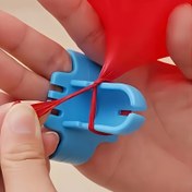 Resim 1/2 Adet Kolay Düğüm Balon Aracı - Lateks ve Plastik Balonlar için Hızlı Bağlama Cihazı, Çeşitli Renklerde, Düğünler, Doğum Günleri, Partiler İçin Mükemmel 