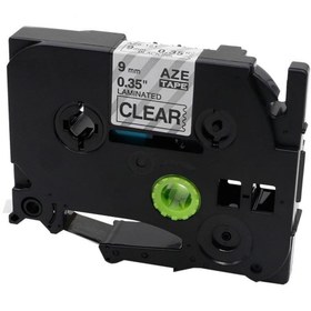 Resim photo print Brother P-touch Muadili Şeffaf Etiket 9 Mm Tze-tape Aze121 