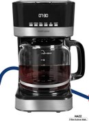 Resim GoldMaster Hazz 1.8 Litre Cam Sürahili Yıkanabilir Filtreli Otomatik Zaman Ayarlı Dijital Filtre Kahve Makinesi 