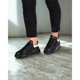 Resim Ortopedik Taban Deri Günlük Casual Erkek Sneaker Mcqueen Ithal Malzeme 