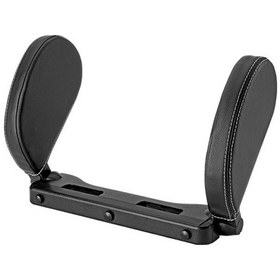 Resim Evrensel Araba Koltuğu Baş Desteği Yastığı, Uyku Baş Desteği Hafızalı Köpük Boyun Yastığı Ayarlanabilir U Şeklinde Yastık Siyah 