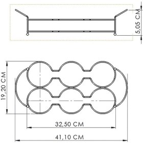 Resim Edora Home Gold Altı Bölmeli Çerezlik İkram Seti Metal Paslanmaz 