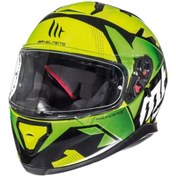 Resim MT Helmets Thunder 3 Sv Torn Gloss Fluor Yellow Green 