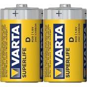 Resim Varta Superlife Çinko Büyük D Boy Pil 24'lü Paket 
