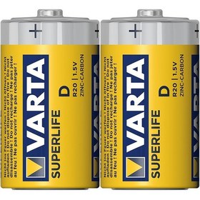 Resim Varta Superlife Çinko Büyük D Boy Pil 24'lü Paket 