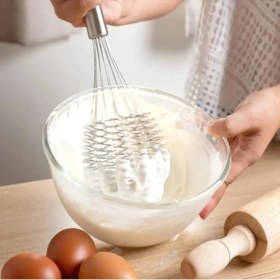 Resim Esmo Home Orret Home Helezon Yaylı Çırpıcı - 304 Paslanmaz Çelik Makarna Çırpıcı & Çırpma Teli, Yaylı Spiral Tasarım, Kıvamlı Yumurta, Krema, Pasta ve Hamur Çırpma, Dayanıklı Profesyonel Mutfak Gereci 