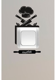 Resim Mutfak Priz Sticker 