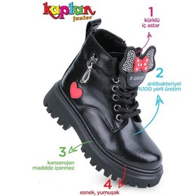 Resim Kaptan Junior Kız Çocuk Botu Pvtk 550 Siyah 