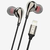 Resim LinkTech E82 Lightning Stereo Kulak İçi Kablolu Kulaklık Siyah 