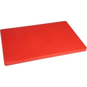 Resim Türkay 40x30x2 Cm Polietilen Kesme Tahtası Kesim Levhası Kırmızı 4726 