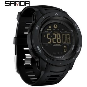Resim Gaojunshop01 Siyah Sanda 5atm Fitness Saati: Adım Sayar, Kalori Sayacı, Alarm, Kronometre, Su Geçirmez Diğer 