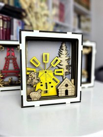 Resim Quun Ahşap Kişiye özel Led Aydınlatma Hediyelik Masa Lambası Gece Lambası Çocuk Odası Lambası 