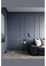 Resim Diecor Dekoratif Boyanabilir 10 Adet 4 Cm Polistren Duvar Çıtası Beyaz 4 Cm Model:xa218 