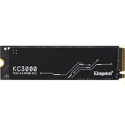 Resim Kingston KC3000 1TB SSD m.2 PCIE 4.0 NVMe SKC3000S/1024G 7000-6000MB/s , NVME,Gen 4