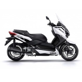 Resim Yamaha Xmax 250 2 Kesikli Siyah Renk Sticker Modeli Jant Dahil 