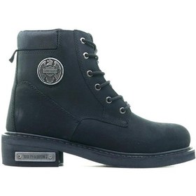 Resim Harley Davidson Unısex Hakiki Deri Günlük Bot 40-45 22k Jım M Siyah Nubuk Siyah Nubuk Siyah 