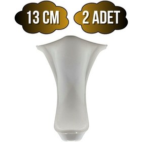 Resim Lüx Lükens Beyaz 13cm Plastik Ayak Mobilya Masa Ve Dolap Ayağı Beyaz 13cm 2 Adet Beyaz 