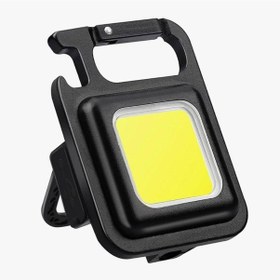 Resim Petinka El Feneri Güçlü Mıknatıslı 3 Farklı Led Modlu Mini Boy Asılabilen Led Kamp Aydınlatması Siyah 