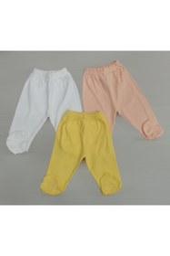 Resim özdemirli bebe Patikli Alt Pijama Ayaklı 3 Lü Paket 