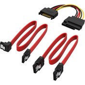 Resim Akasa 2 x 2,5" HDD 3.5" Adaptör + Sata Kablo Seti (Ak-Hda-11) 