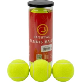 Resim İlk El Grup 3’lü Tenis Topu Seti Antrenman ve Günlük Kullanım Için Ideal 