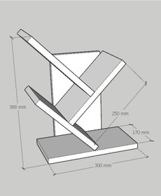 Resim Emkawood Emkawood Sense Masa Üstü Kitaplık 