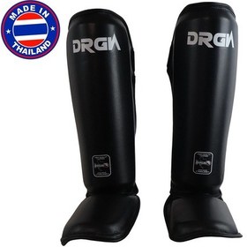 Resim Dragondo Drgn-t52 Hakiki Deri Kaval Koruyucu Siyah Muay Thai Kaval Koruyucu Siyah 