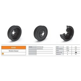 Resim KENTPAR K163 Krank Kasnağı Caddy III Jetta III IV Golf VI A1 A3A4 A5 A6 Q3 Q5 Tt Altea Cordoba Ibiza Toledo Fabia 