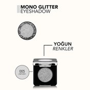 Resim Flormar Mono Yoğun Renk Veren Metalik Tekli Göz Farı 005 Star Light 
