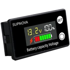 Resim DC 8-100V Lityum Pil / Akü Kapasite Göstergesi - Renkli 