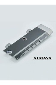 Resim ALMAYA TOOLS Termostatik Duş Bataryası Seti Antrasit Piyano Dijital Duş Seti Akıllı Pirinç Banyo 110079 