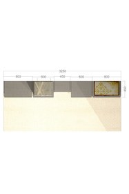 Resim Kenyap Plus 817480 Flexi Kapaksız Giysi Dolabı 325 Cm Coton Bej 