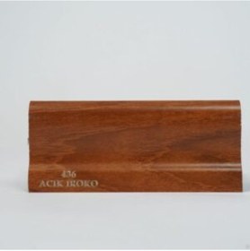 Resim Laminant Parke Süpürgelik 6cm Açık Iroko 436 