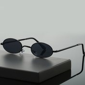 Resim Yuvarlak Metal Çerçeveli Moda Gözlük - Retro Modern Unisex Tasarım, Hafif ve Dayanıklı Siyah Gözlükler Günlük Kıyafetler ve Fotoğraf Çekimleri İçin Temizlik Bezi ile Birlikte, Ayarlanabilir Gözlükler, Minimalist Tasarım, Şık Yapı, Trend Çerçeve, Stil Bilincine Sahip Alıcılar 