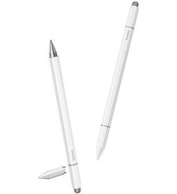 Resim Baseus Smooth Iıı Stylus Non Magnetic Telefon,tablet, Bilgisayarlar İçin Universal Pasif Tablet Kalem-beyaz 