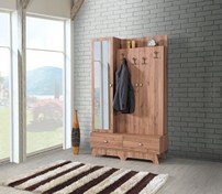 Resim 120x40x200 CM Dolaplı Çekmeceli Portmanto Askılık Ayakkabılık Sivas Gözde Mobilya