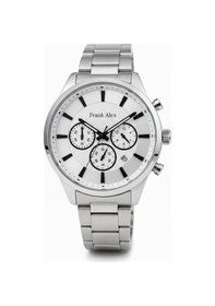 Resim Frank Alex Erkek Kol Saati Gümüş Renk, Gümüş Kadran - Fag11503fmfa.01, 2 Yıl Garantili Gümüş 
