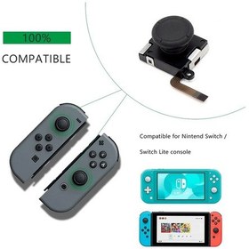 Resim Nintendo Anahtarı Anahtarı Lite Iki Konsol Joycon Joystick Anahtar Kolu 3d Joystick Joycon Oyun Tamir Aksesuarları 