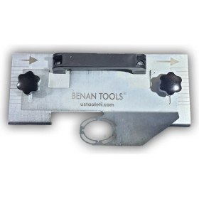 Resim Benan Tools Avuç Taşlama 45 Kesim Aparatı Gönye Kesme Aparatı 