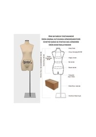 Resim Videolu Ürün-Pantolon Giyebilen 36 Beden Süngerli Terzi Mankeni 527200848 