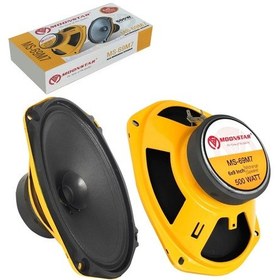 Resim Genel Markalar MOONSTAR MS-69M7 Oto Midrange Oval 6X9 İnç 500 Watt 2 Adet 