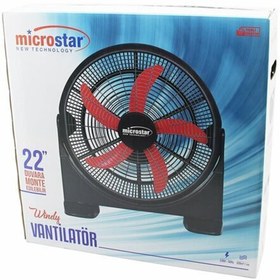 Resim Microstar Vantilatör HC1045 22 İnch 5 Kanatlı 